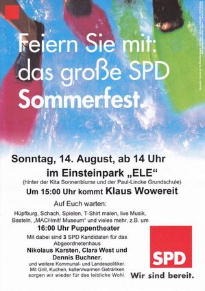 Einladung Familienfest 2011
