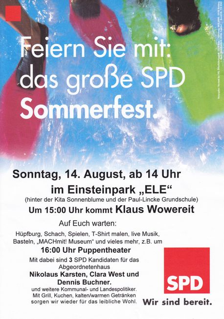 Einladung Familienfest 2011